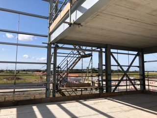 Image of the new ground floor office looking towards the A180