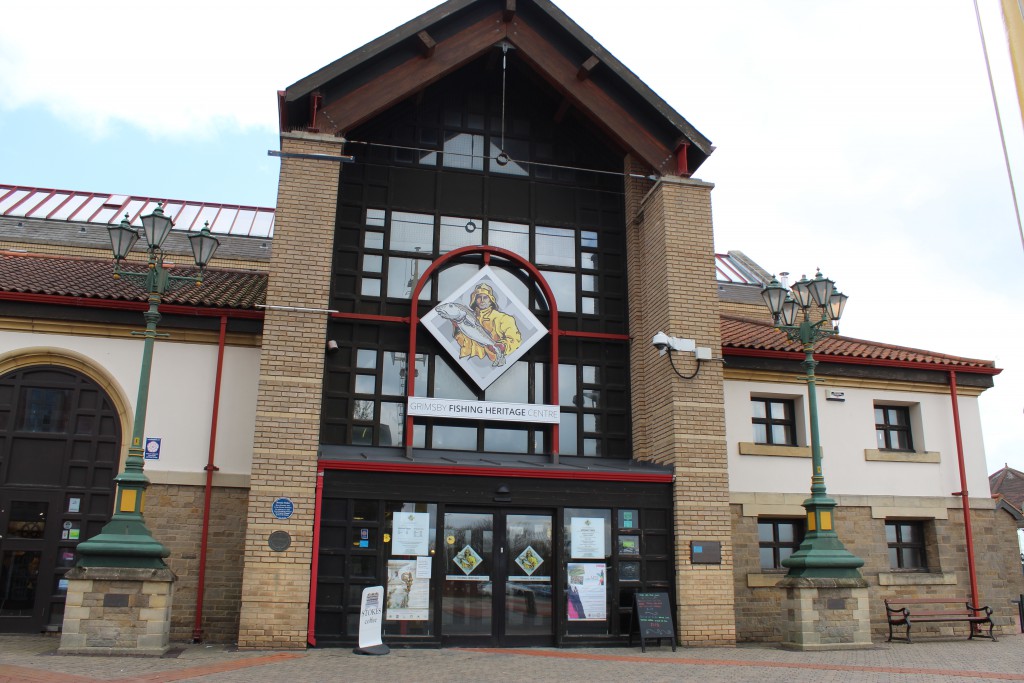 The front of the building of Grimsby Fishing Heritage Centre