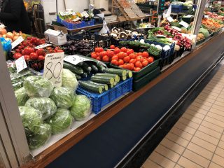 Fresh produce at Grimsby Top Town Market