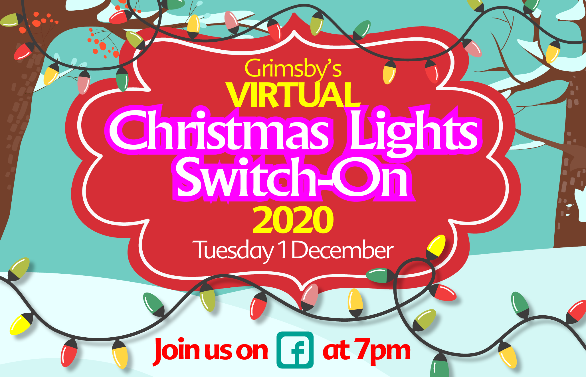 Get into the Christmas spirit with virtual lights switchon in Grimsby