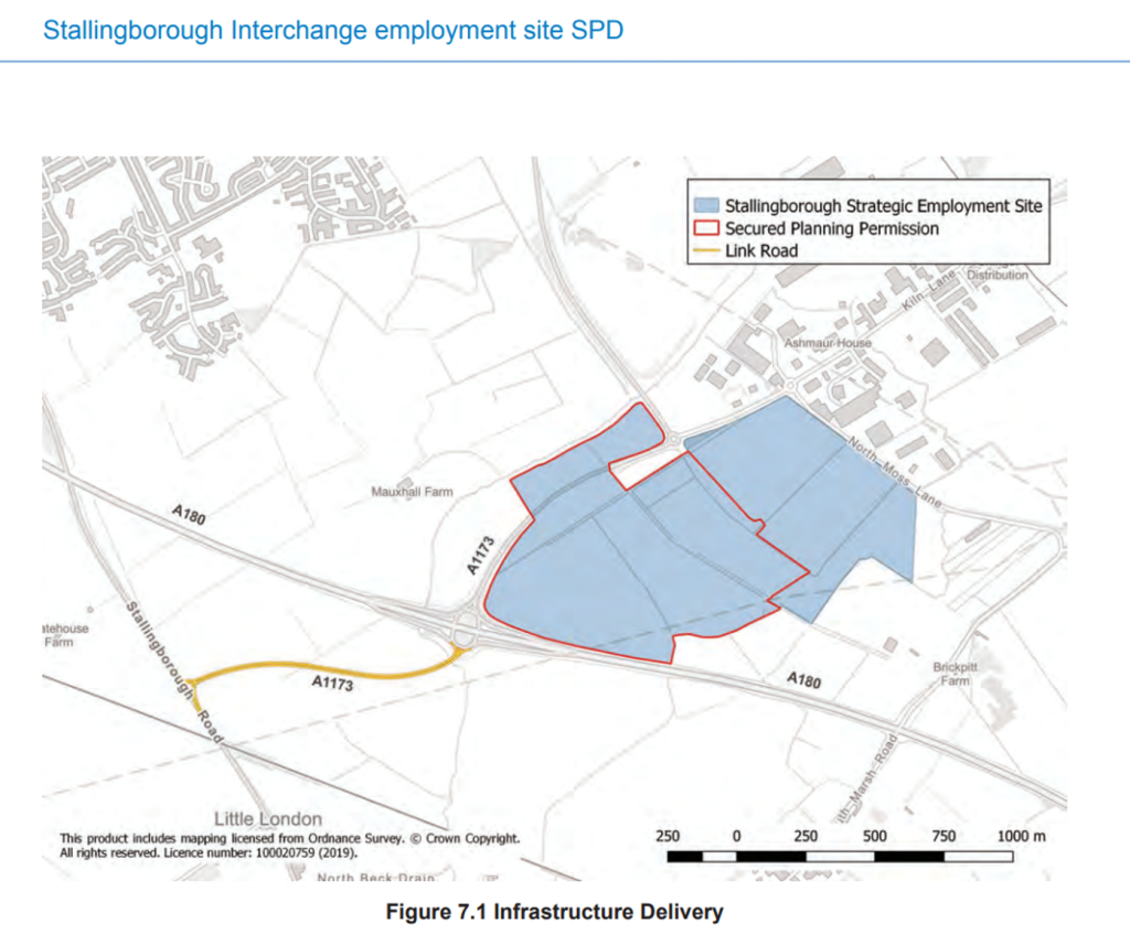 Stallingborough Interchange Employment site SPD: Figure 7.1 Infrastructure delivery