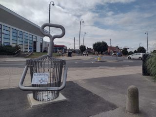 Bucket and Spade sculpture