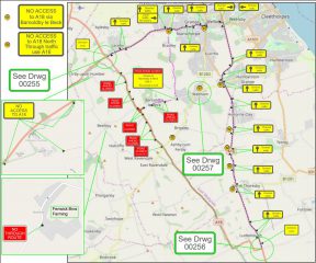 The A18 phase 4 diversion route