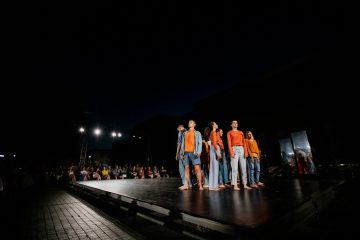 Young people creating a street dance