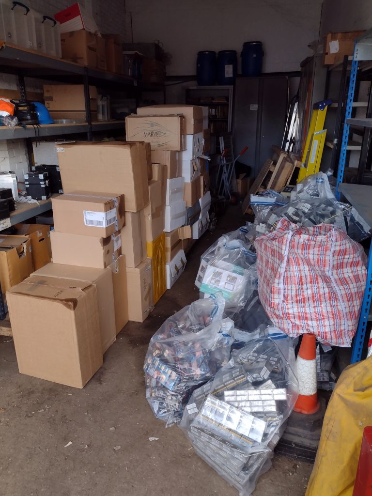 Healing illicit cigarette and tobacco haul