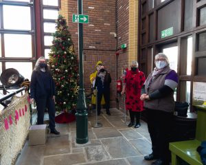 Christmas tree at Fishing Heritage Centre