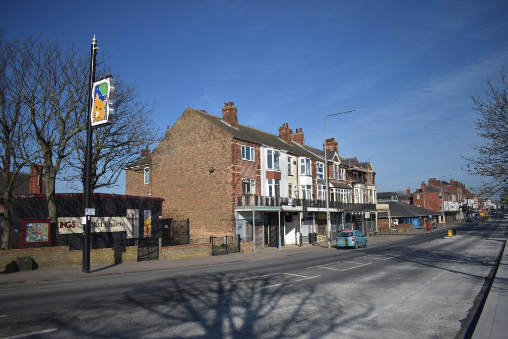 Photograph of houses on Alexandra Road, Cleethorpes