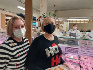 Faye and Wendy From Birketts Butchers