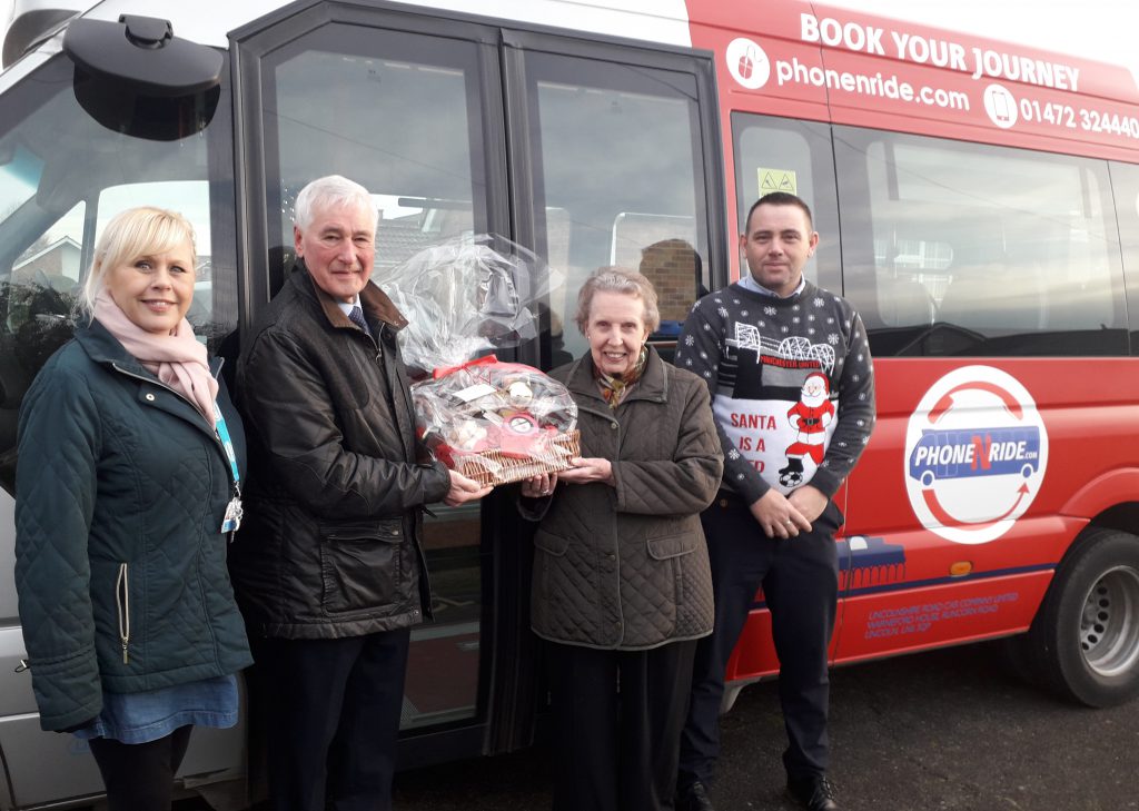 Phone n Ride Christmas hamper competition winner Eileen Borman