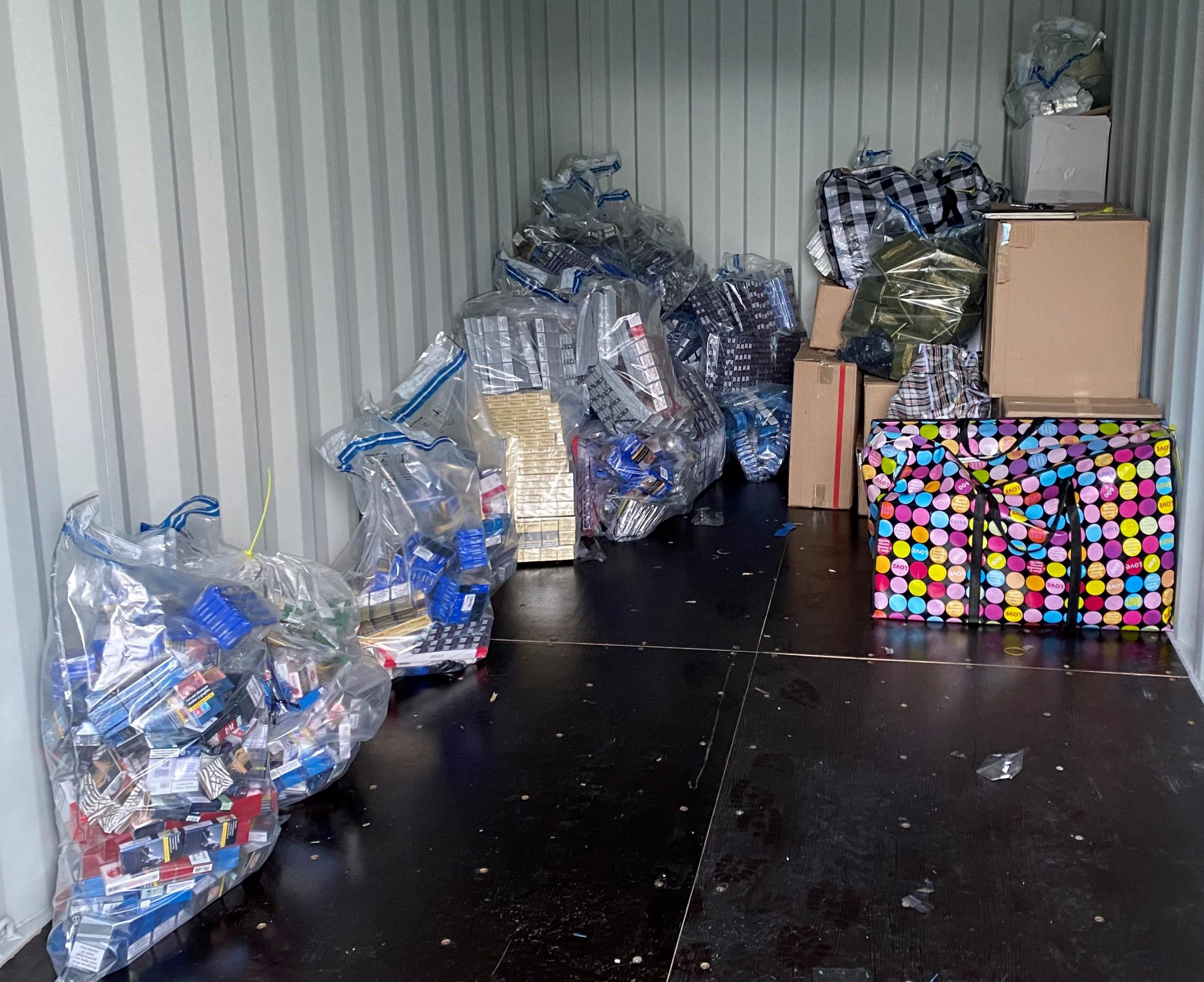 Huge haul of illicit cigarettes and tobacco seized in joint operation ...