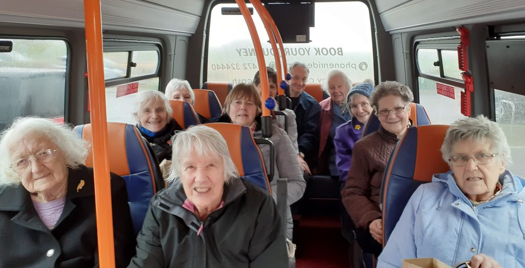 Habrough residents enjoy a Phone n Ride group booking