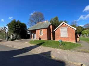 Former waiting room at Scartho Cemetery in Grimsby