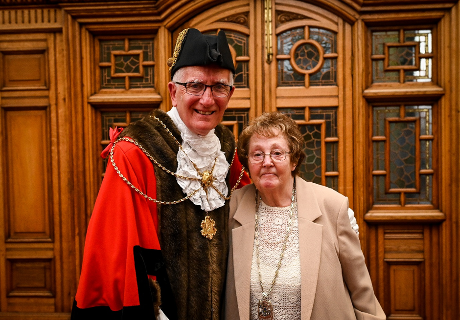 Mayor Beasant and Mayoress Carol Beasant.