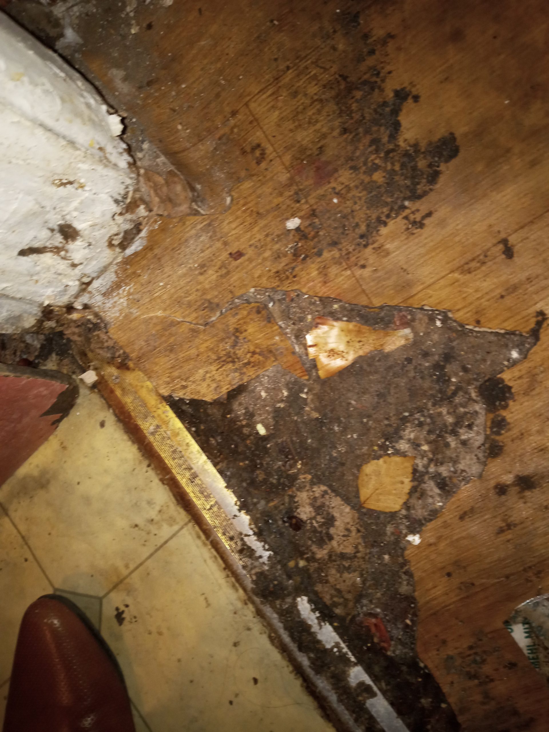 The filth and grime inside China House