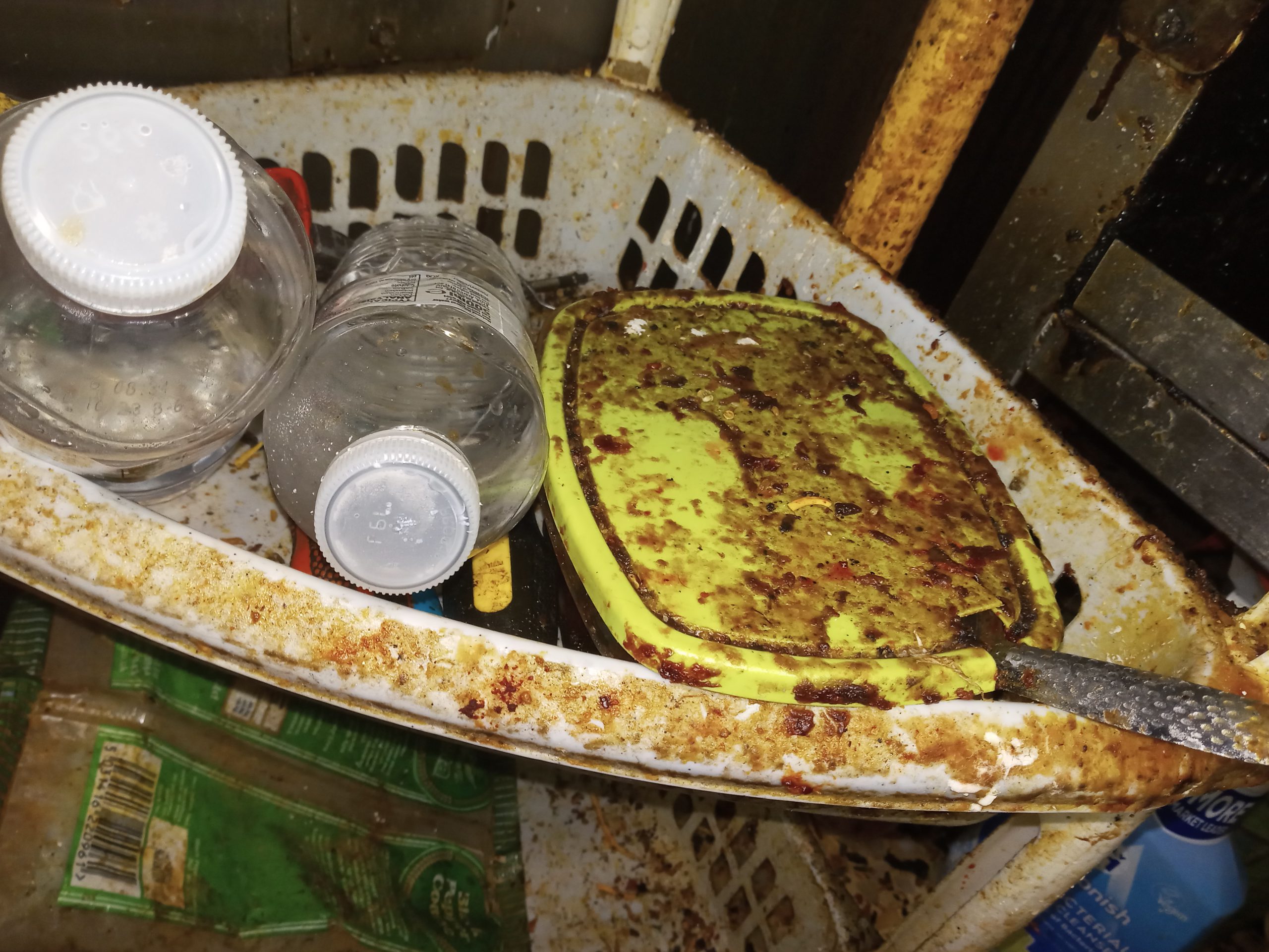 The filth and grime inside China House