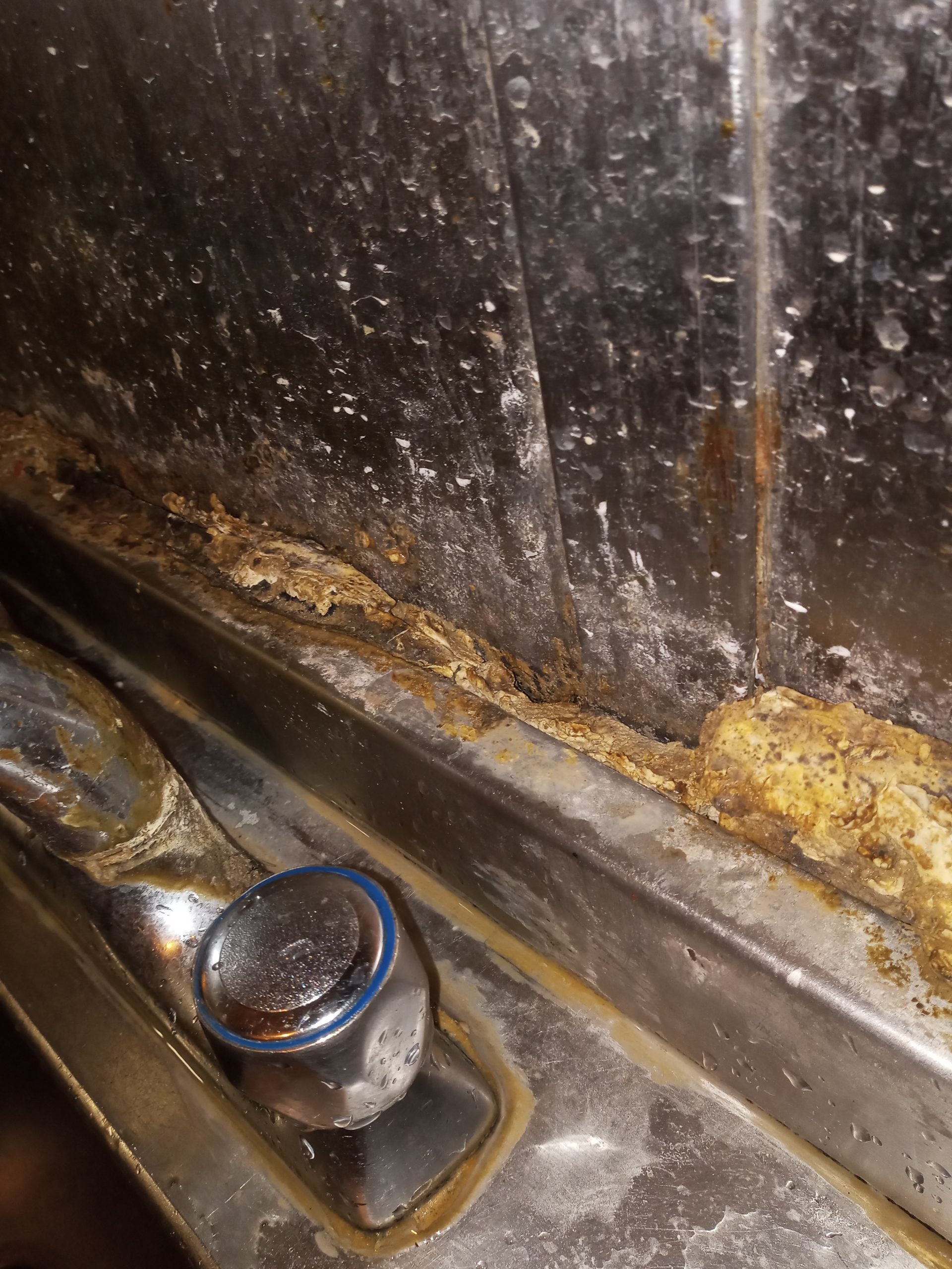 The filth and grime inside China House