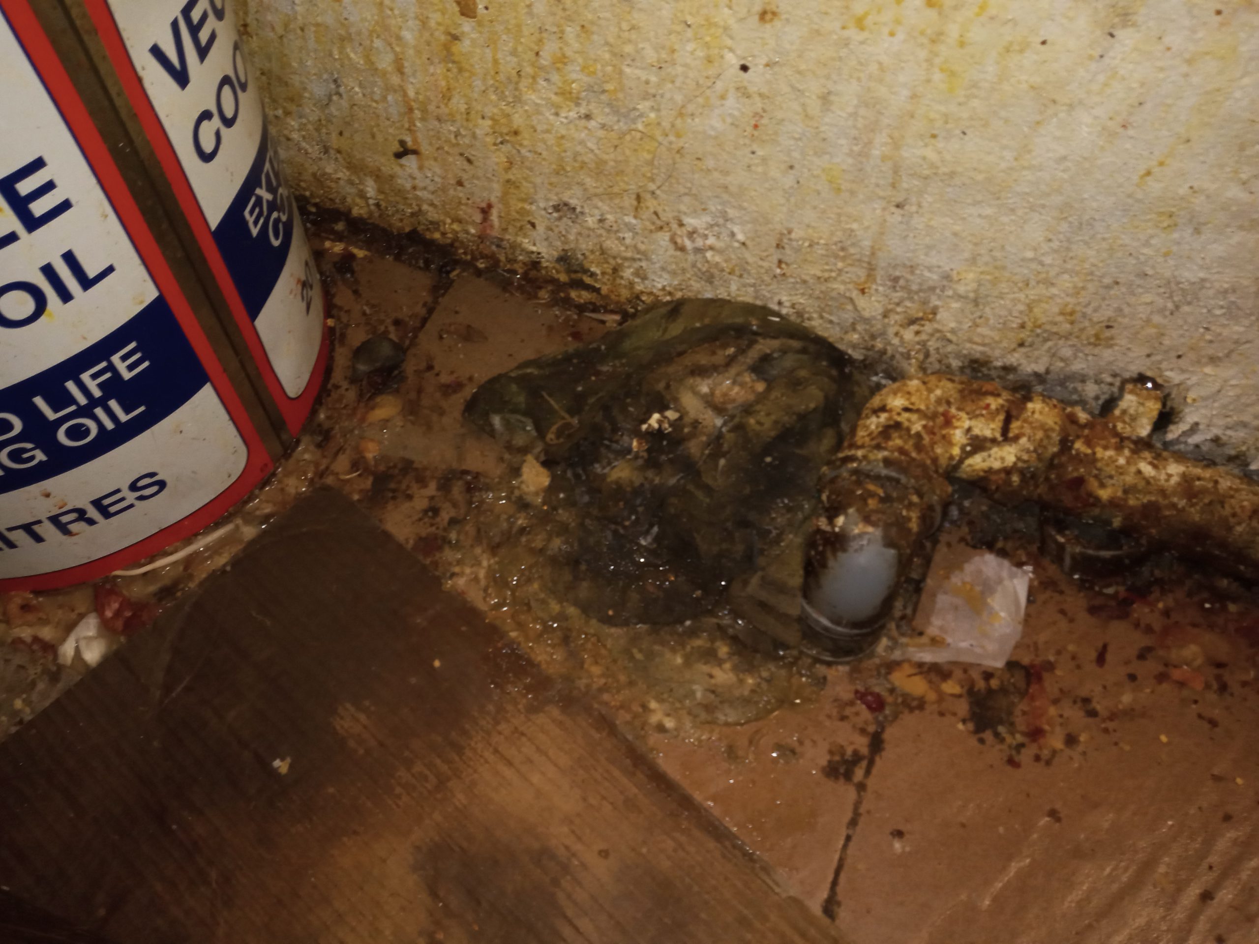 The filth and grime inside China House