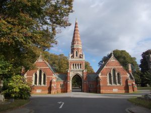 Cemetery chapels at Scartho Cemetery