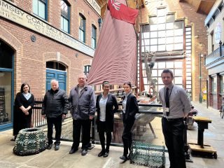 Some of the staff at Grimsby Fishing Heritage Centre