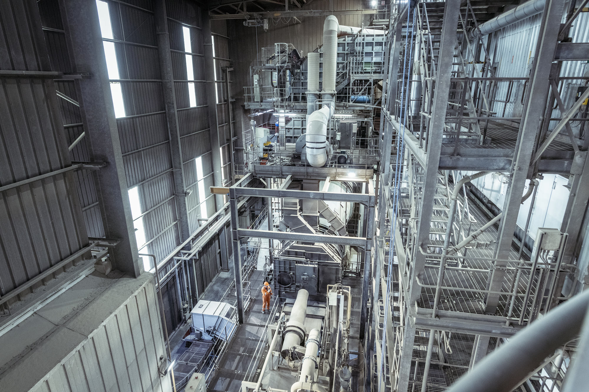 Inside the energy from waste plant