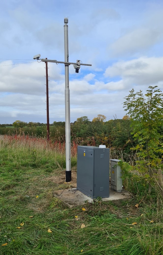 Brand new weather station upgrades on A18 Barton Street in Laceby NELC