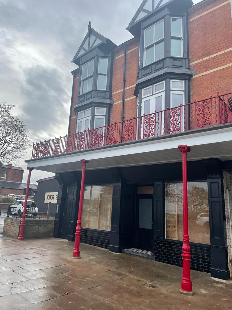 21-22 Alexandra Road shop front, balcony and upper floor restoration