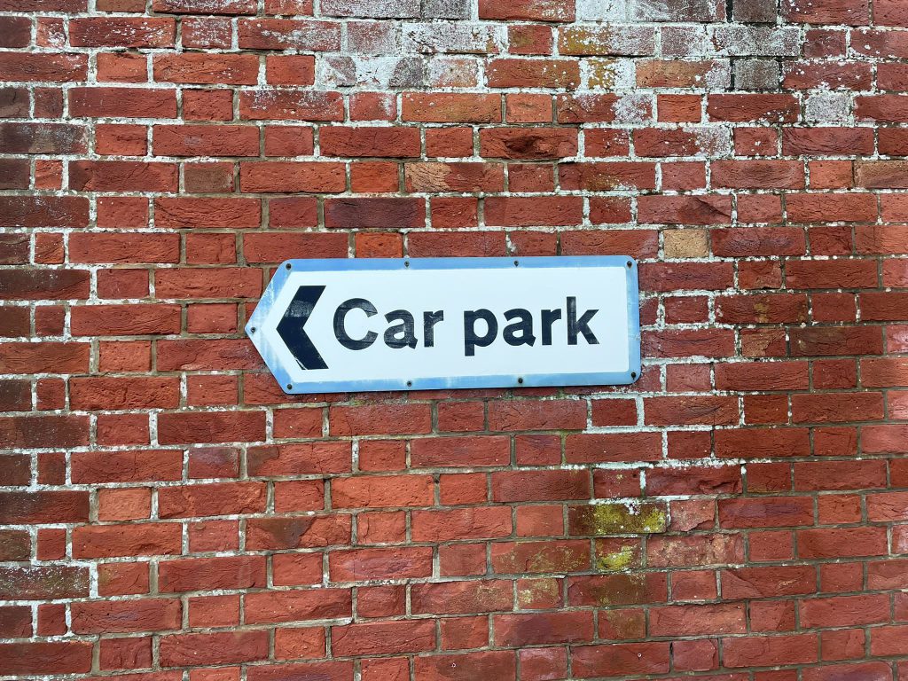 Car park sign