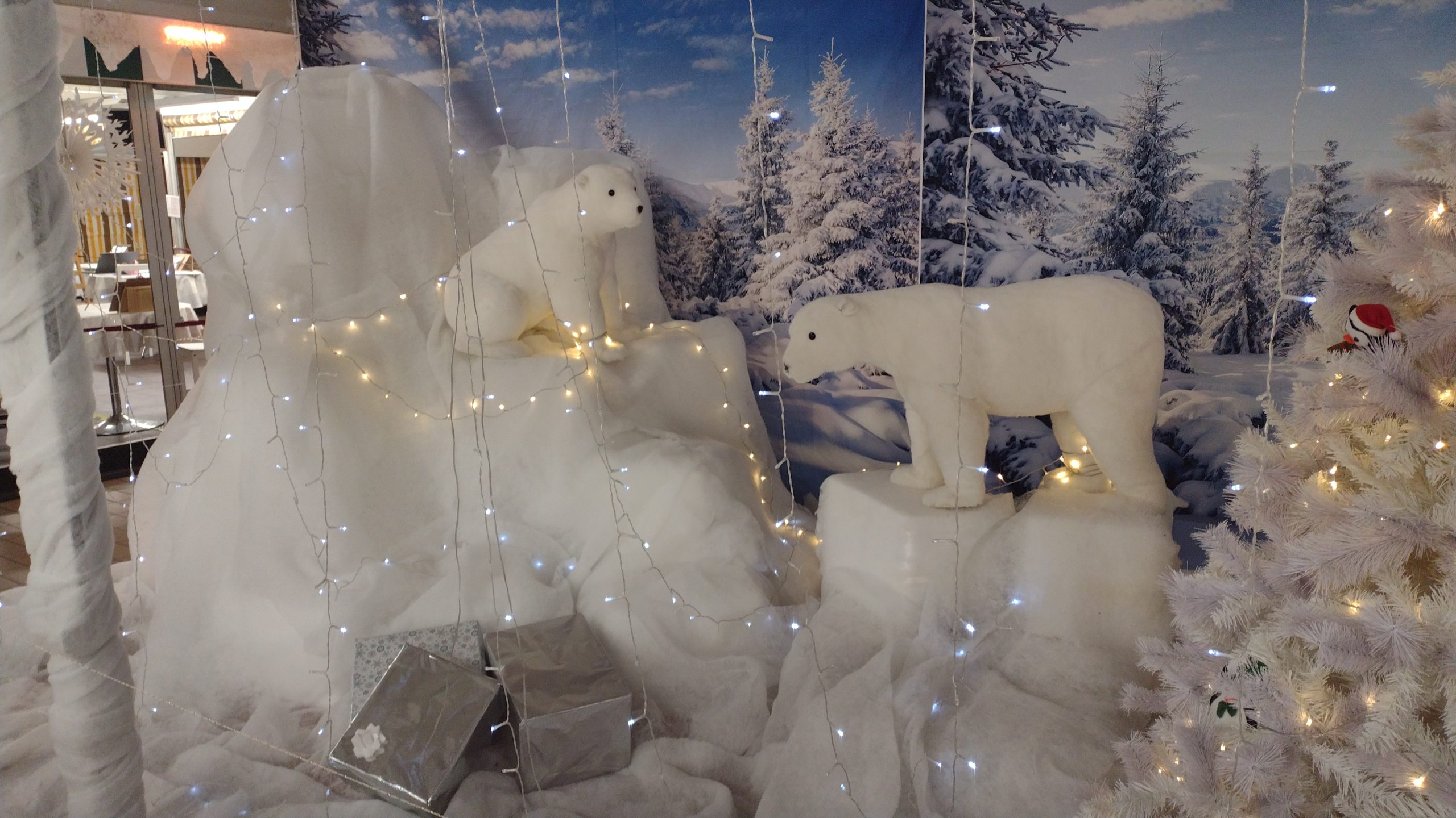 Christmas display at Top Town Market