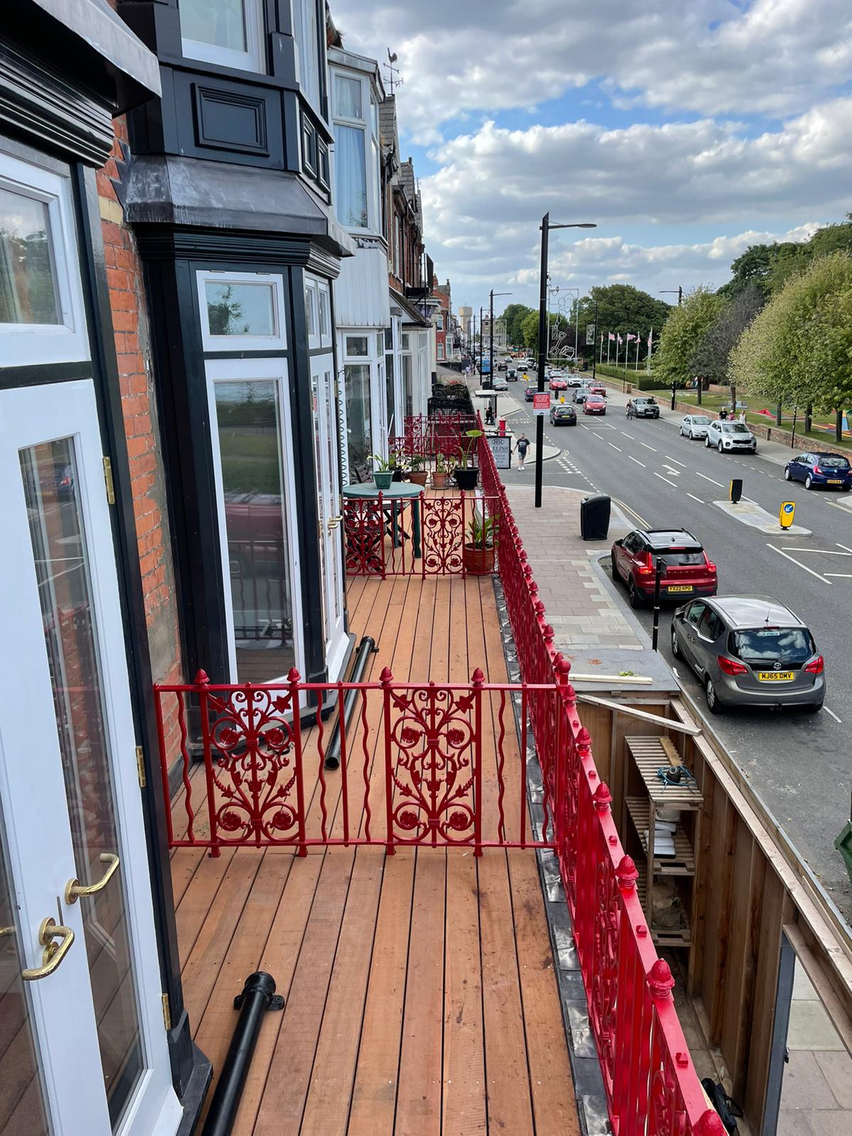 Restored balcony