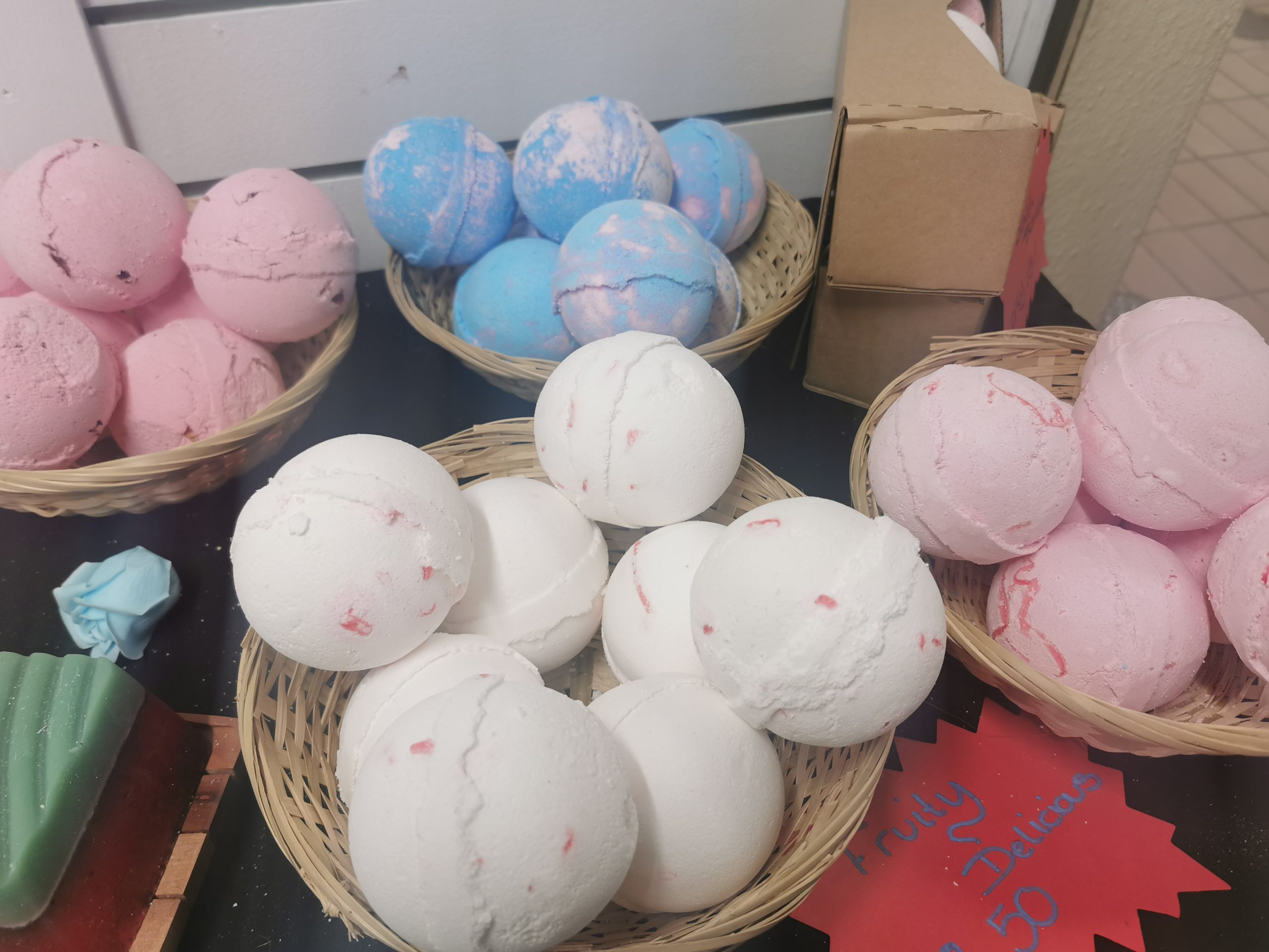 Bath bombs at Top Town Market