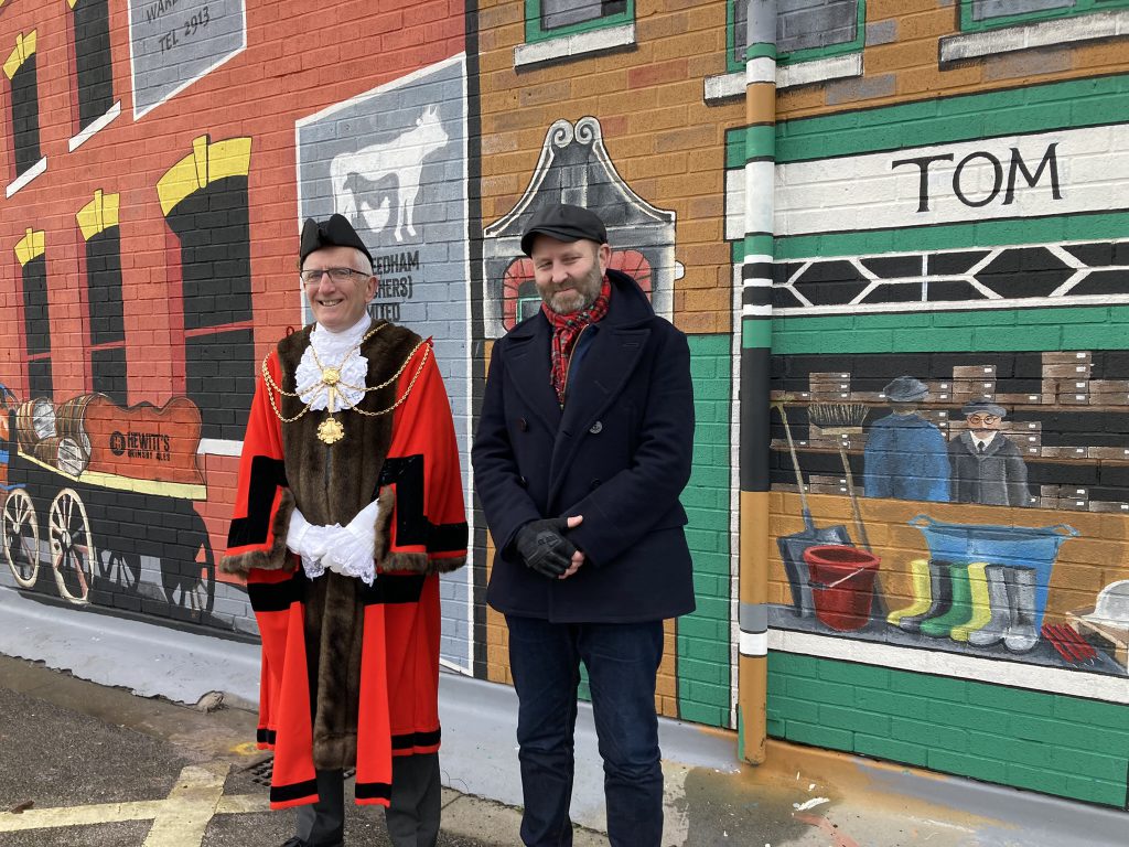 The Mayor with Sam Delaney of Creative Start CIC