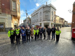 A photo of the team of enforcement officers