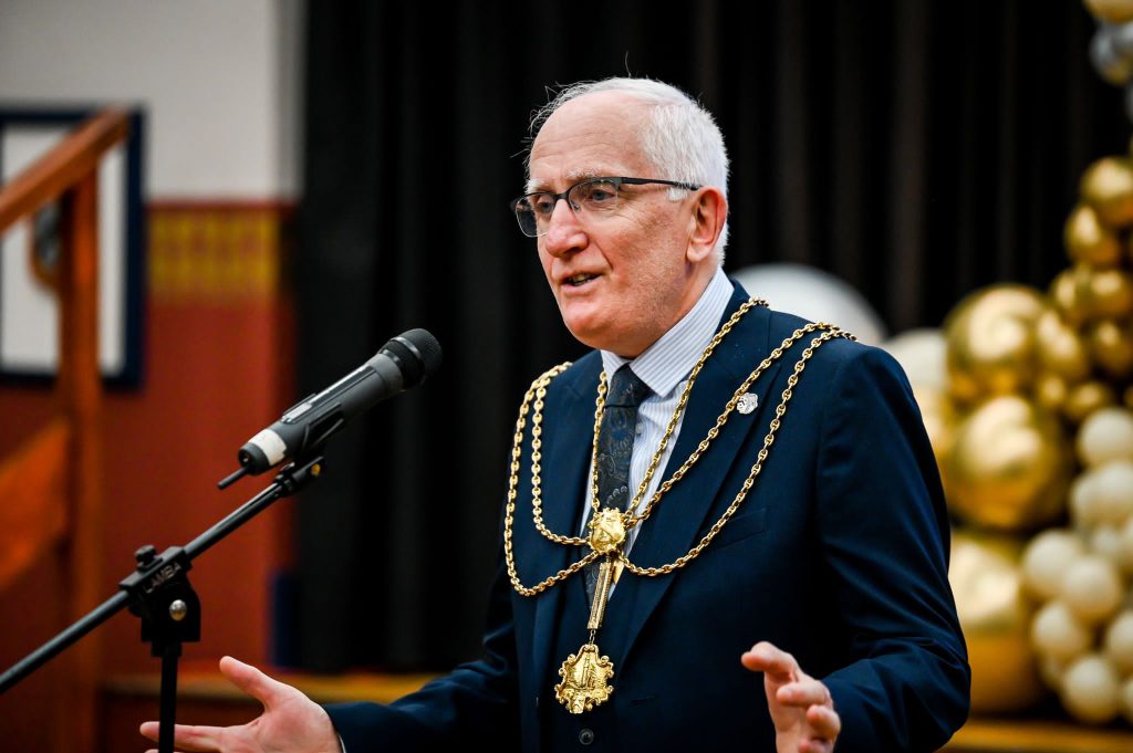 Mayor Cllr Stephen Beasant at the Civic Awards