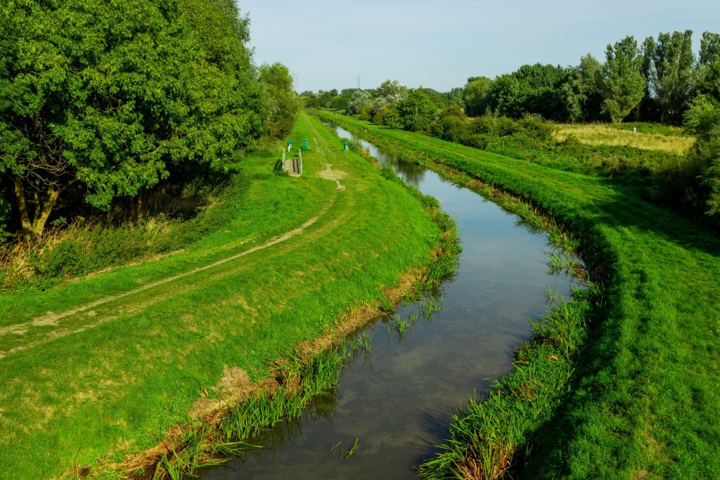 The River Freshney - photo by Double Red