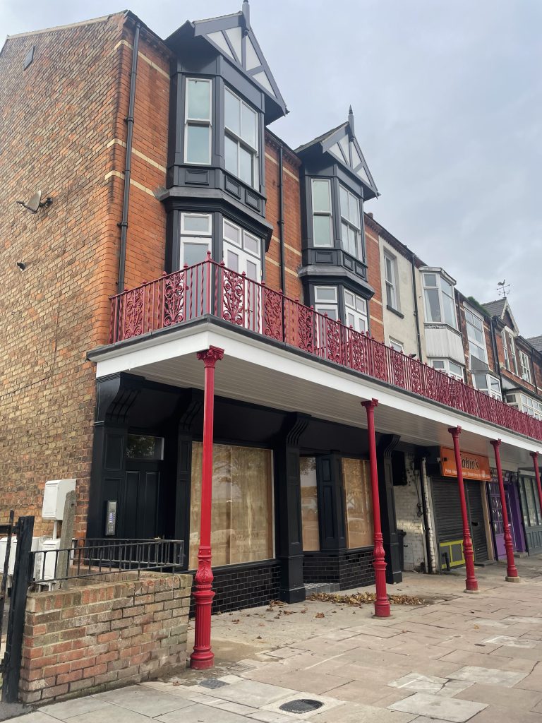 Balcony restoration work at Nos 21-24 Alexandra Road