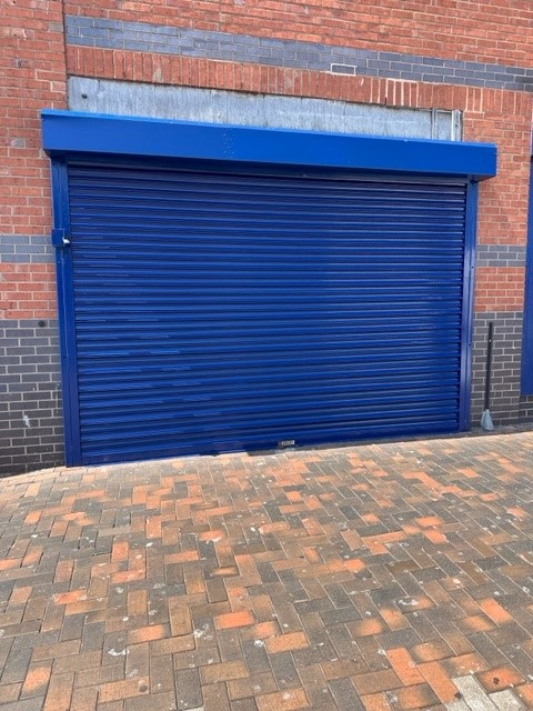 Newly painted shutters in Grimsby