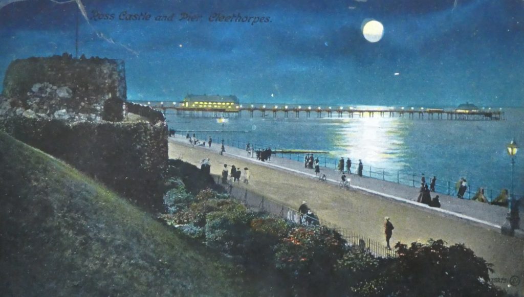 Pier at night ca 1910