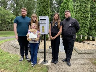 Family with bereavement staff