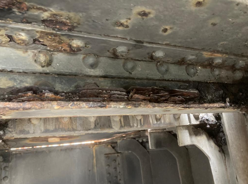 Corrosion on Corporation Bridge
