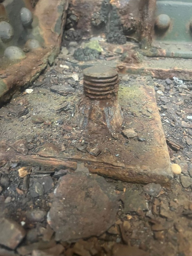 Corrosion on Corporation Bridge