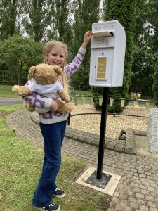 Polly posts the first letter