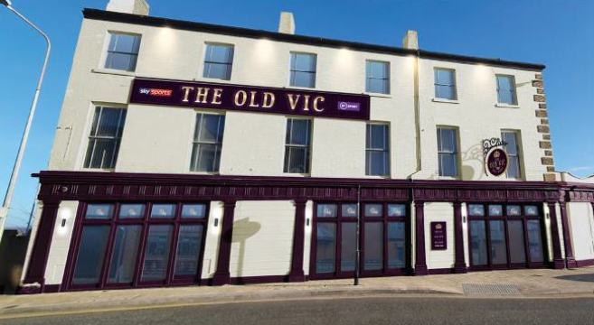 A proposed look of the new pub, with The Old Vic signage.