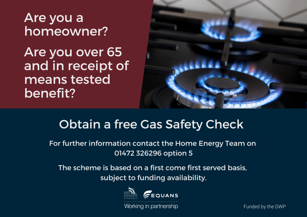Gas safety check poster