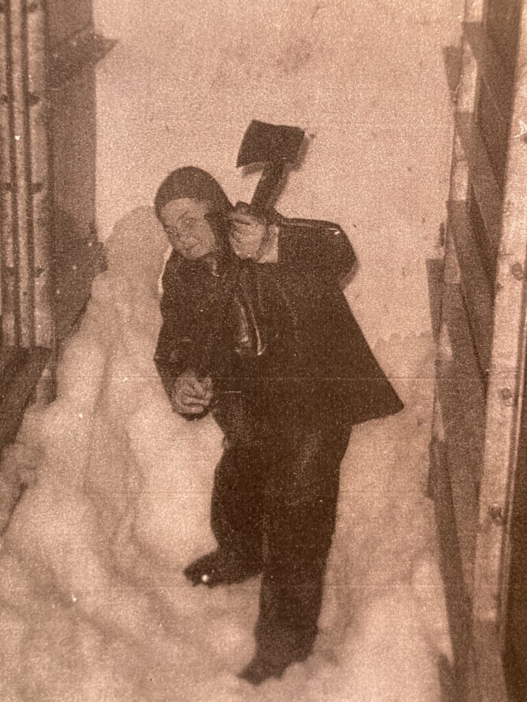 Former trawler guide and skipper John Roberts when he was young