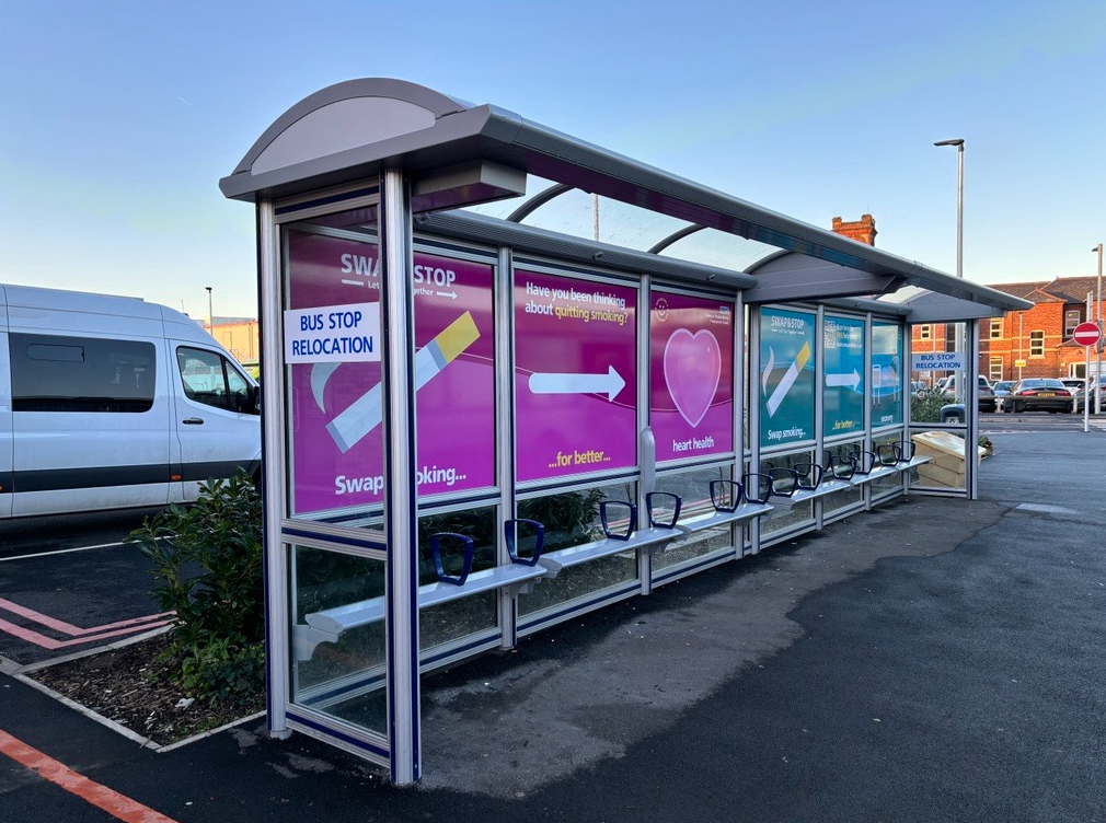 Better Located Bus Stop At Diana Princess Of Wales Hospital Now Fully better-located-bus-stop-at-diana-princess-of-wales-hospital-now-fully