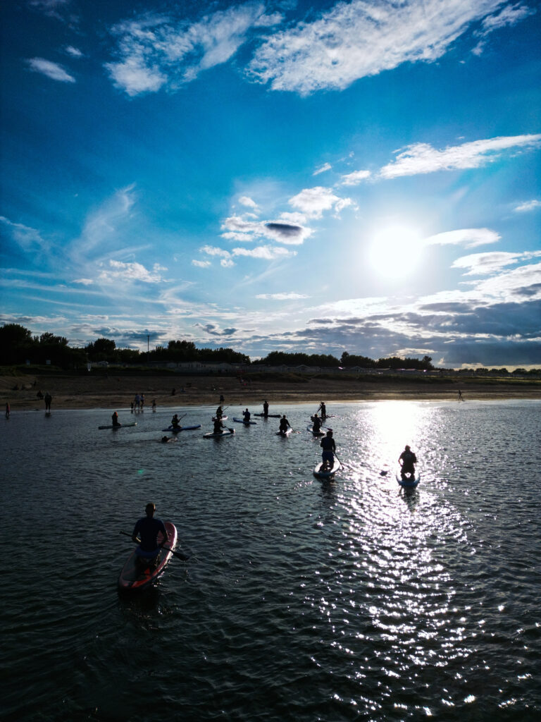 Paddleboarders