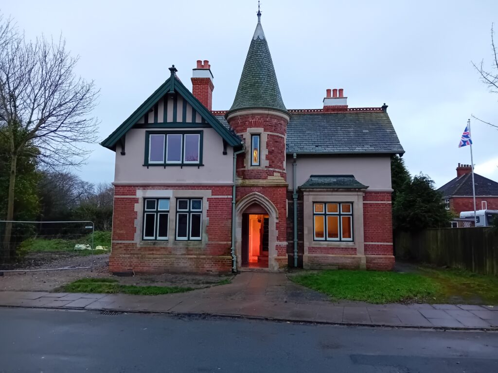 The lodge building