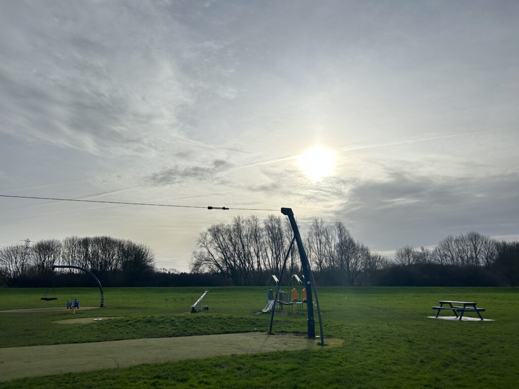 Play area at Wingate Open Space