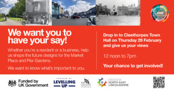 Love Cleethorpes drop in sessions advert