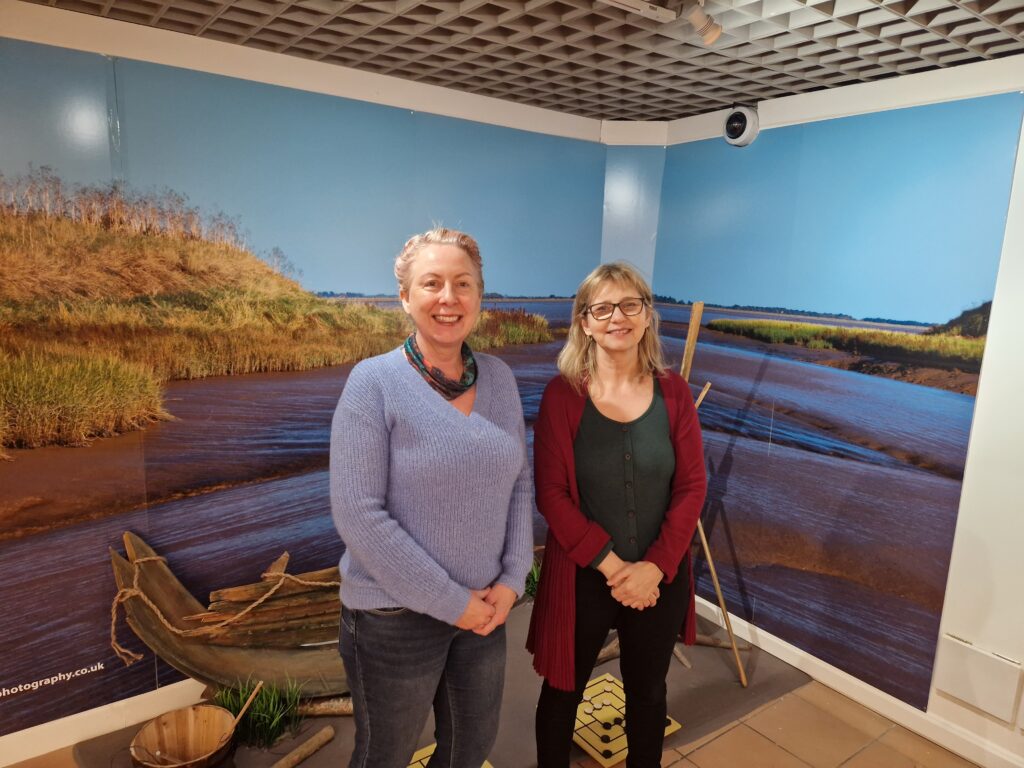 The Equality Practice co-founders at their exhibition at Grimsby Fishing Heritage Centre